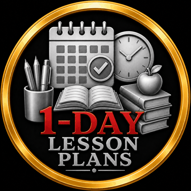 1-Day Lesson Plans category
