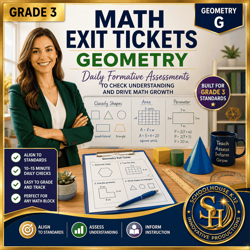 Representative Math Exit Tickets cover