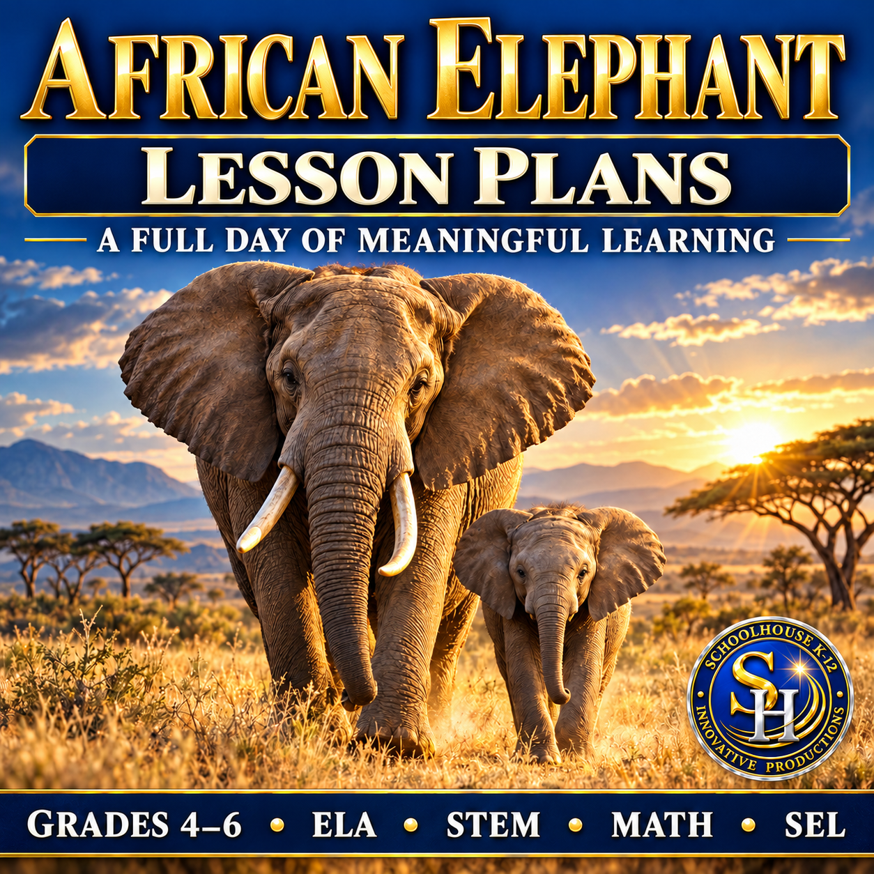 African Elephant cover, Grades 4th–6th