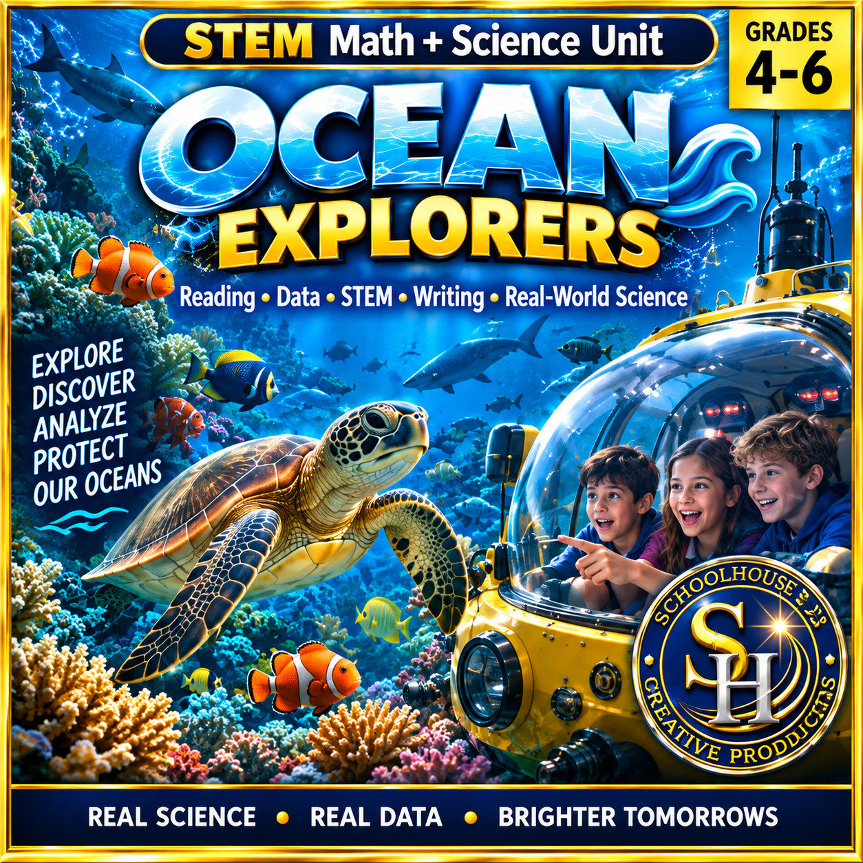 Ocean Explorers cover, Grades 4th–6th