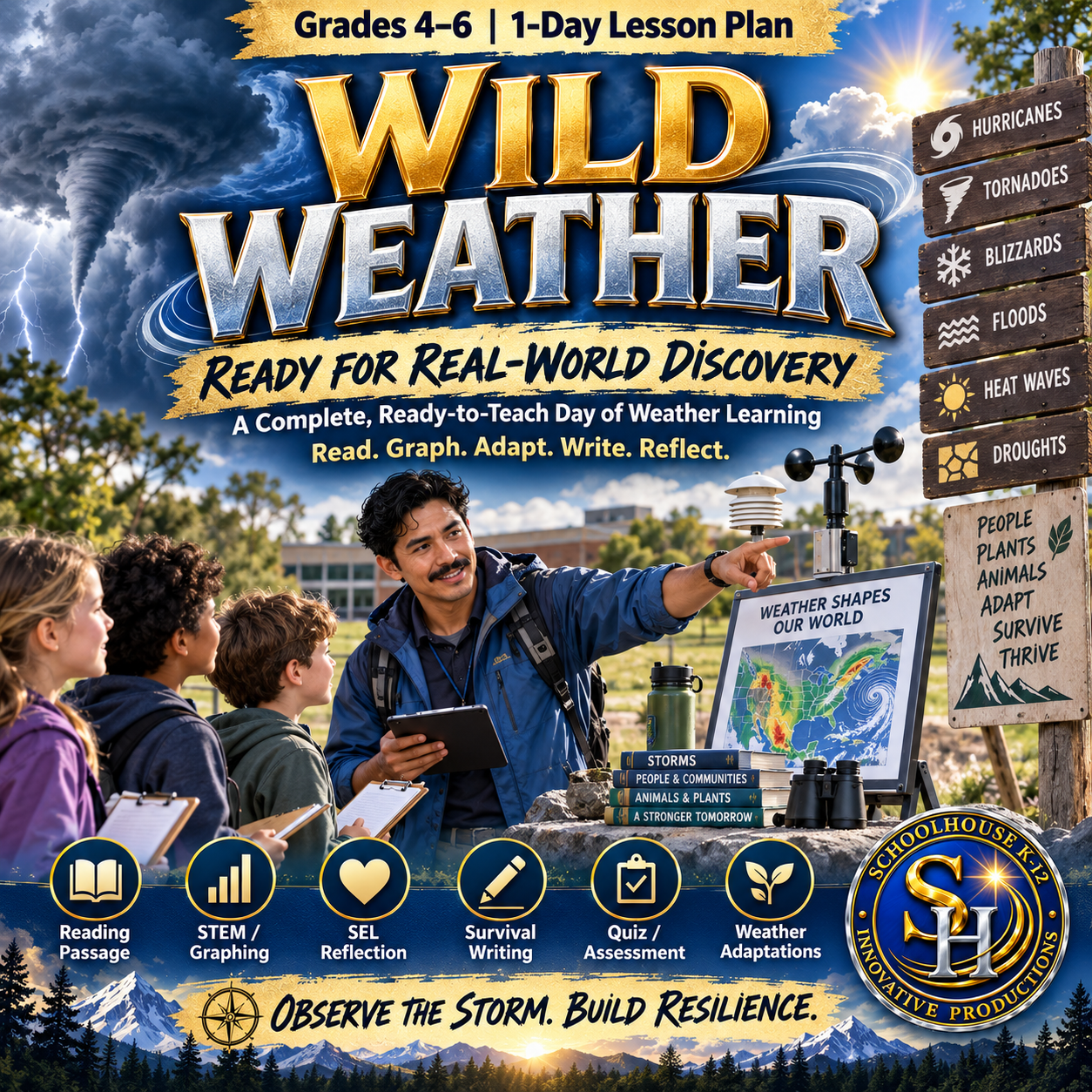Wild Weather cover, Grades 4th–6th