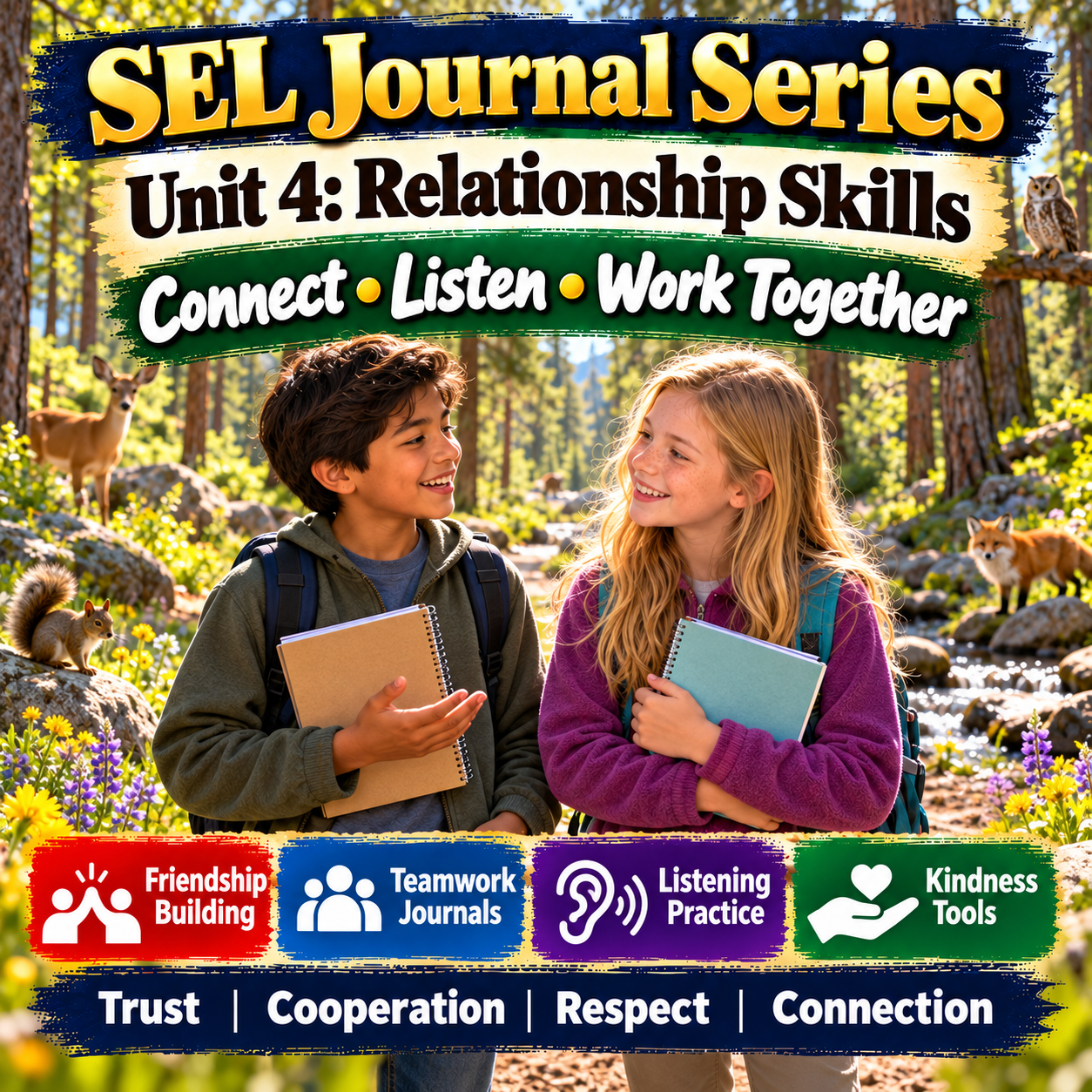 SEL Journal Series Cover 1: Unit 4 Relationship Skills