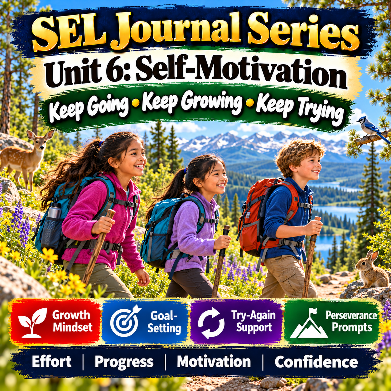 SEL Journal Series Cover 1: Unit 6 Self-Motivation